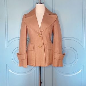 Sandra Angelozzi Caramel coloured Coat. Size 34